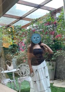long white skirt