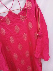 Megenta Sharara Set