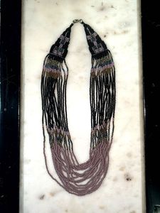 Bohemian Layered Beaded Necklace