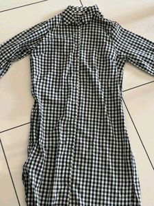 Classic Gingham Shirt Dress