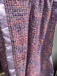 Cozy Woolen Shawl - Mauve Colour
