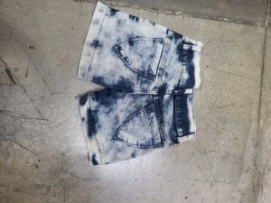 Acid Wash Denim Shorts