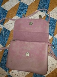 Chic Dusty Rose Crossbody Bag