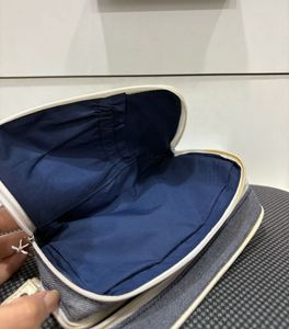 Dior Denim Makeup Bag