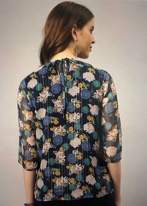 JANASYA Floral Top (without pants) | Size XS