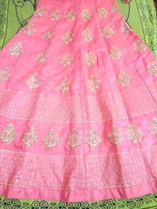 Stunning Pink Embroidered Lehenga Choli