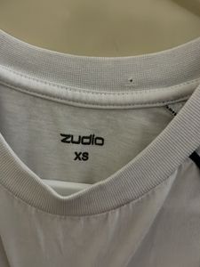 Track Star White Lace Trim T-Shirt