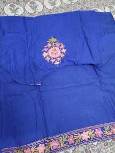Blue Embroidered Kurta
