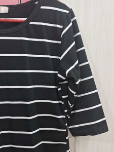 Striped Casual Mini Dress