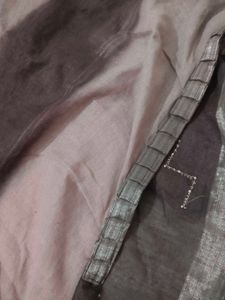 Elegant Brown &amp; Beige Saree with Blouse