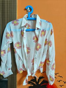 Flower Print shrug