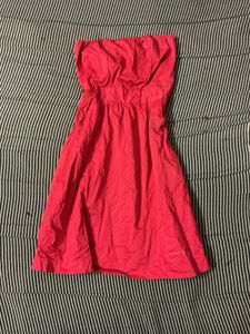 Pink Strapless Summer Dress