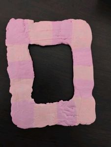 Handmade Clay photo frame
