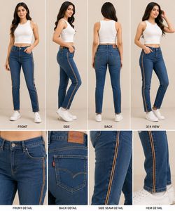 Branded  Classic Blue Denim Jeans