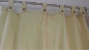 Button tab Door Curtains - 2 numbers