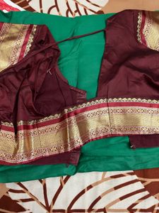 saree green colour