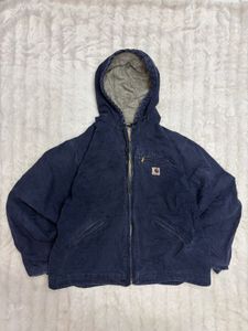 Carhartt Navy Blue Hooded Jacket