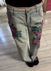 Low waist funky Wide Leg Jeans