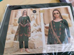 Embroidered Salwar Kameez Fabric