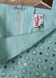 Beautiful Sky Blue Ethnic Gown for Sale ✨