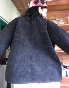 Black Teddy Fleece Jacket