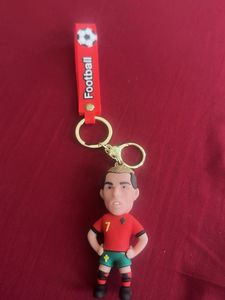 Cristiano Ronaldo Football Keychain