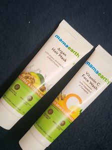 Mama Earth Facewash And Hair Conditioner Combo