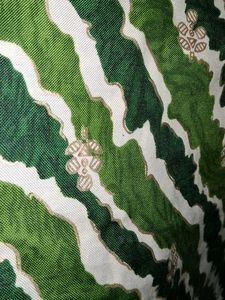 Green Striped Jaipuri Kurta for women