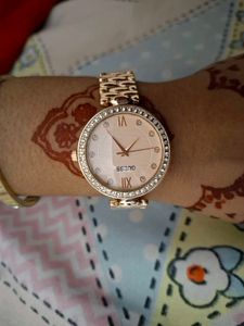 Guess Rose Gold Crystal Watch