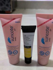 Sunscreen Lot - 3 Tubes