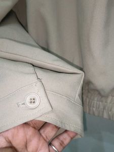 Neutral Cropped Jacket