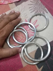Set of 5 steel Metal Bangles