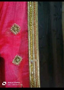 Beautiful Pink Embroidered Saree