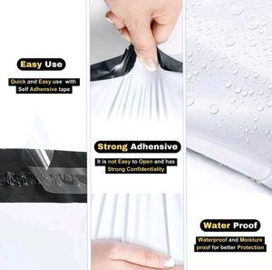 Tamper Proof Polybag/Courier Bag with Pod (12 Pcs)