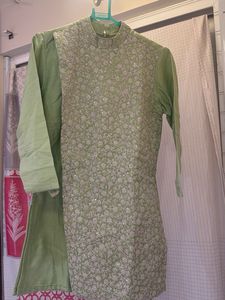 Kids Embroidered Kurta Set