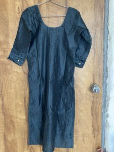 Embroidered grey Kurta