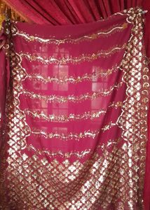 Embroidered saree Set
