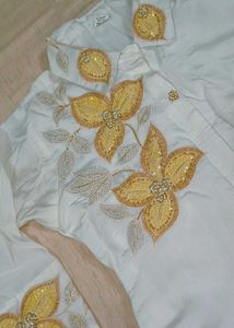 Elegant Embroidered cord-Set with Dupatta