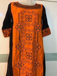 🔥SALE🔥Stunning Cotton Double Layer Kurti