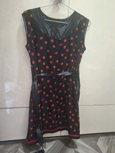 Polka Dot Sleeveless Dress