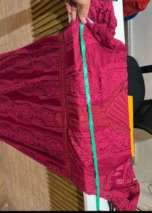 Plus Size Burgundy Lace Party Dress