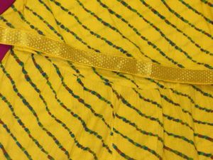 Vibrant Yellow Ethnic Gown