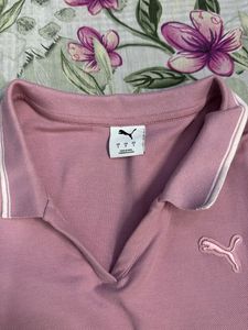 Puma Pink Polo T-Shirt