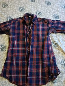 Classic Plaid Button-Up Shirt