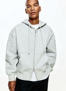 *PRICE DROP*H&M Men's Grey Zip-Up Hoodie