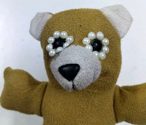 Teddy bear with pearls middle/Stylish/unique