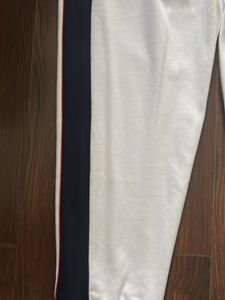 USPA White Track Pants L XL