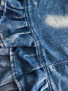 Cute Denim Pinafore Dress