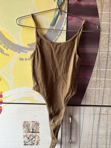 Ribbed Bodysuit Tank Top