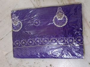 Embroidered Kurta Set with Dupatta (unstitched)